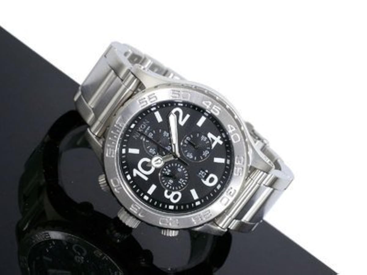 ニクソン NIXON 腕時計 A037-000 クロノグラフ シルバー ブラック ニクソン NIXON 腕時計 A037-000 クロノグラフ シルバー ブラック